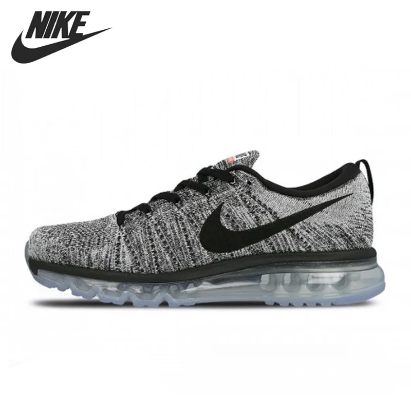 Оригинальный Новое поступление NIKE FLYKNIT MAX мужские кроссовки для бега|Беговая