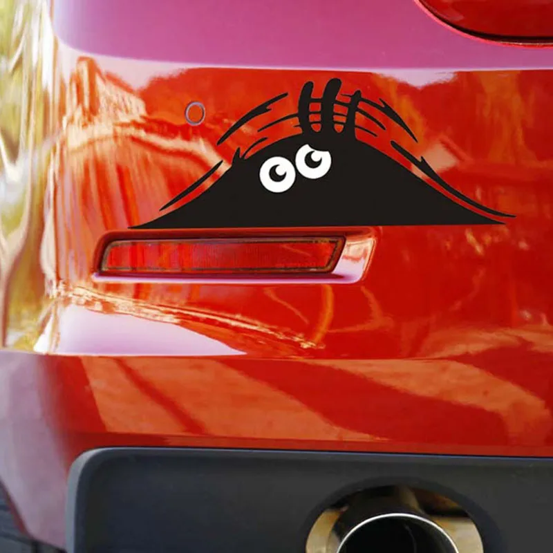 Voyeur Peeking Monster Thriller Rear Window Decals For Car Sticker Motorcycle Vinyl Car-styling Stickers On Cars Steering-Wheel Voyeur Peeking Monster Thriller Rear Window Decals For Car Sticker Motorcycle Vinyl Car-styling Stickers On Cars Steering-Wheel
