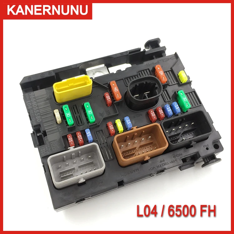 

Brand New Genuine Fuse Box Unit Assembly BSM L04=L11 6500FH 9664055780 9664055580 For Peugeot 207 307 Citroen C4 C5 Triumph