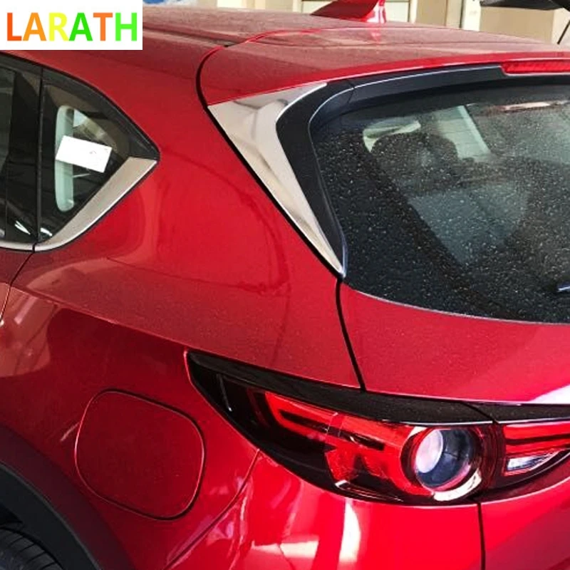 Новинка для Mazda CX 5 CX5 2017 2018 ABS задняя треугольная оконная крышка стикер рамка