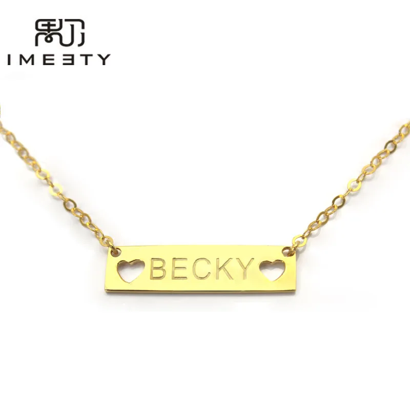 imeety personalized couple necklace