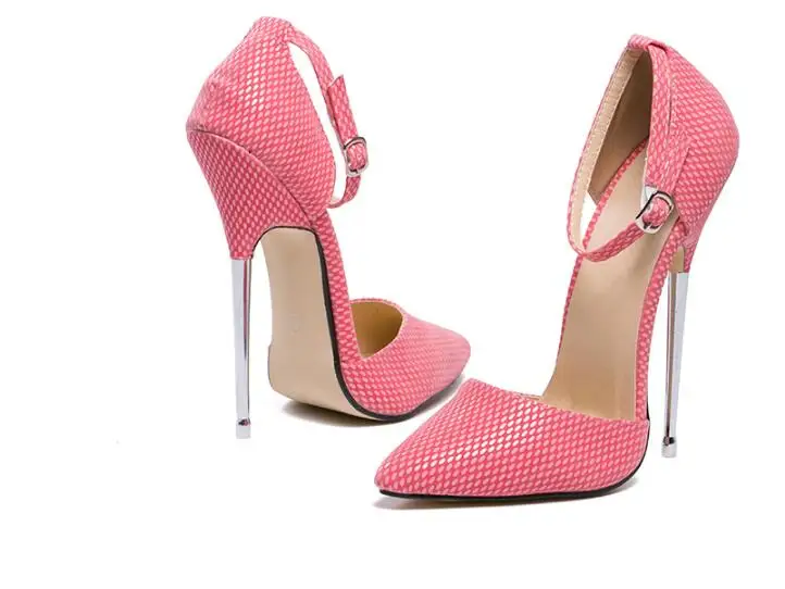 Sexy 16/13CM super high heel club dress shoes female pointed toe stiletto heels OL out fits club party shoes