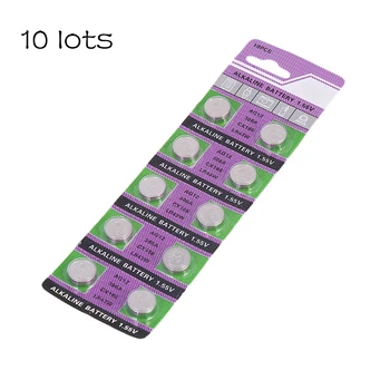 

Centechia Pro 100 pieces Cheap cell Batteries LR43 AG12 SR43 260 386 1.55V Alkaline Watch Batteries Coin Cell Battery 10pcs