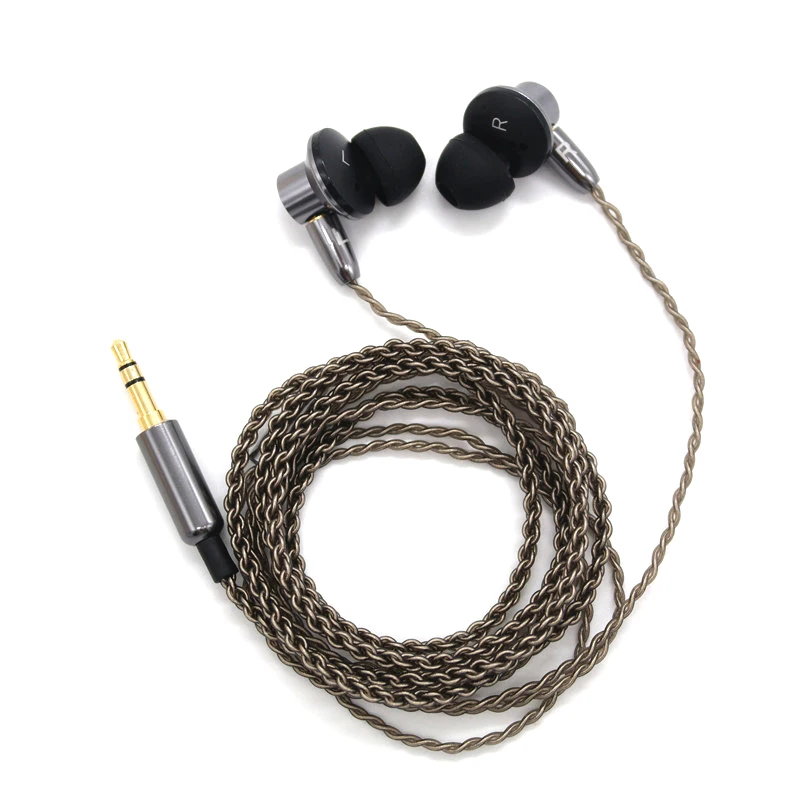 DIY MMCX интерфейс DD динамические Hi Fi наушники вкладыши с покрытием Серебряный Mmcx