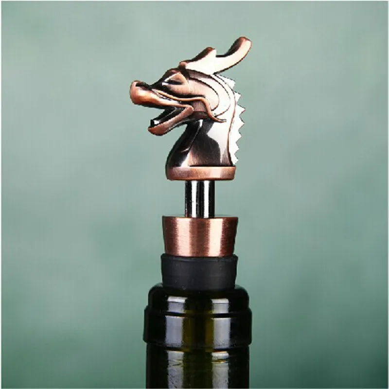 Zinc Alloy Red Wine Bottle Stopper Creative Animal Bottle Stopper