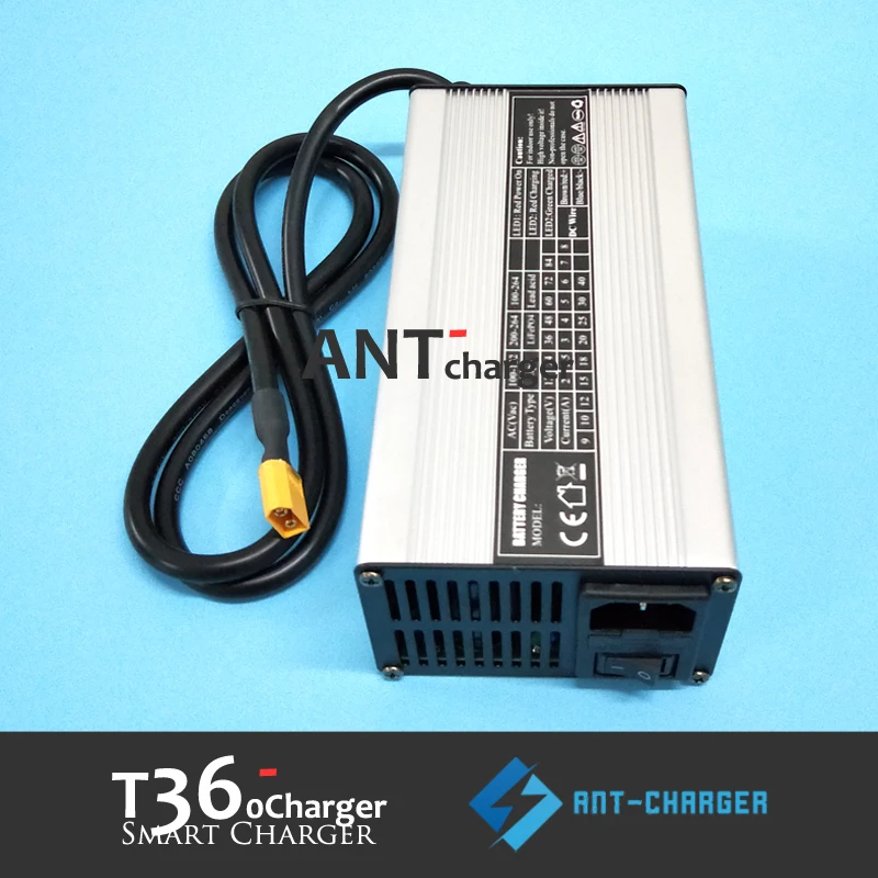 54.6V 5A Electric Bike Smart Charger 54.6V5A For 48V 48 Volt 10Ah 15Ah 20Ah 13S Lithium Ion Li-ion Battery Intelligent Charger (2)