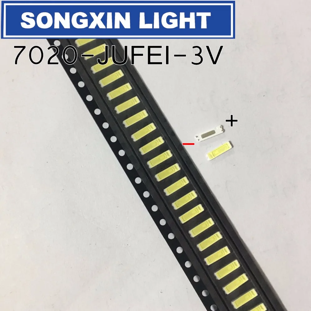 3000 шт. XIASONGXIN светильник для Светодиодный светильник jufei Подсветка 7020 3V 54LM холодный белый ЖК-дисплей Подсветка для ТВ Применение 01. JT.7020BPW1-C-N