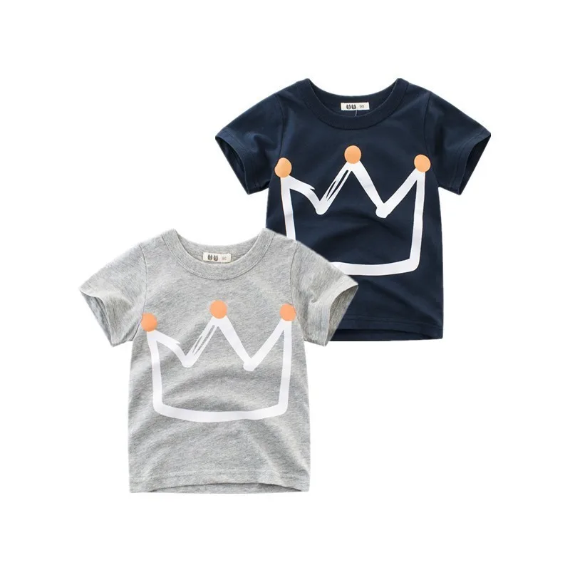 Fashion Child Kids Toddlers Boys Stars Short Sleeve 100/% Cotton Tops T-Shirt New
