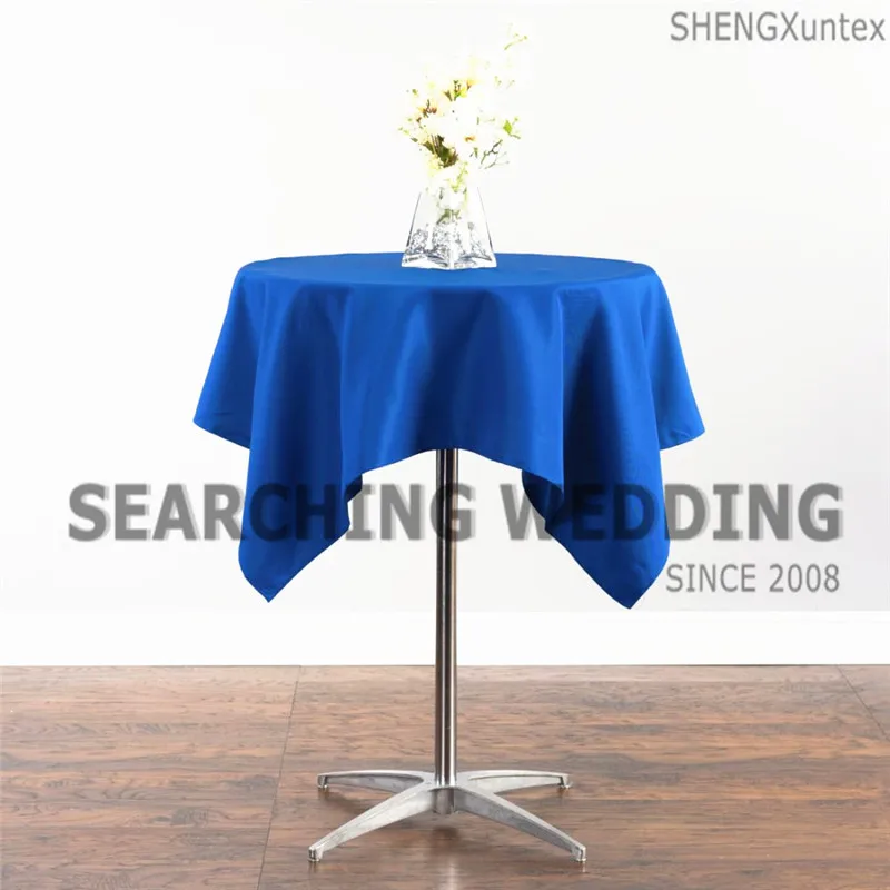 54 Square Poly Cocktail Table Cloth Pub Highboy Table Cover For