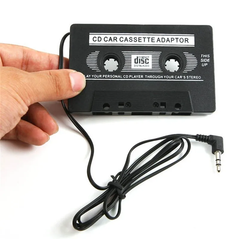 JINSERTA 3,5 мм AUX автомобильный аудио Кассетный адаптер передатчики Универсальный Автомобильный-Стайлинг для MP3 сотового телефона черный авто