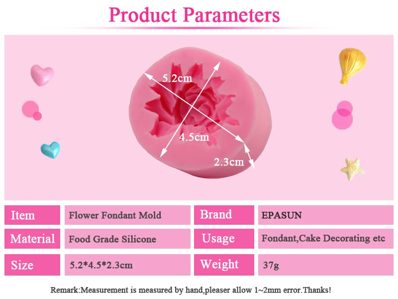 EPASUN силиконовые формы для мыла изготовление розы цветок помадка 3d DIY формы ручной работы украшения формы ремесло силиконовые формы для выпечки Инструменты