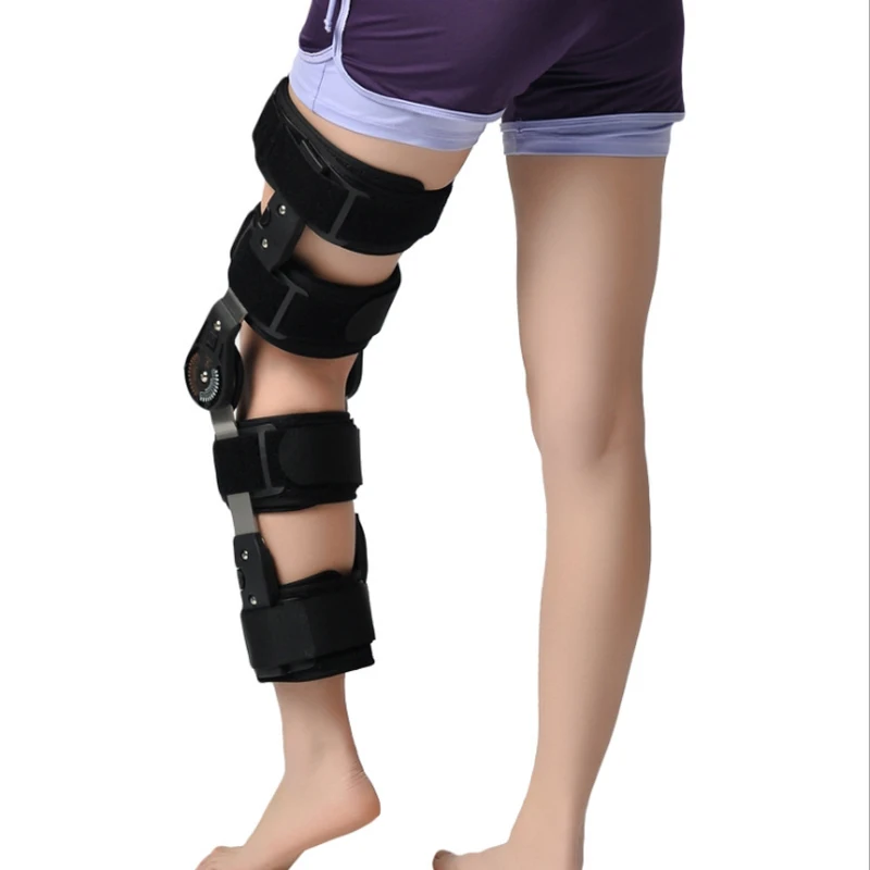 new Adjustable Medical Long Knee Brace Support Joint Apparatus