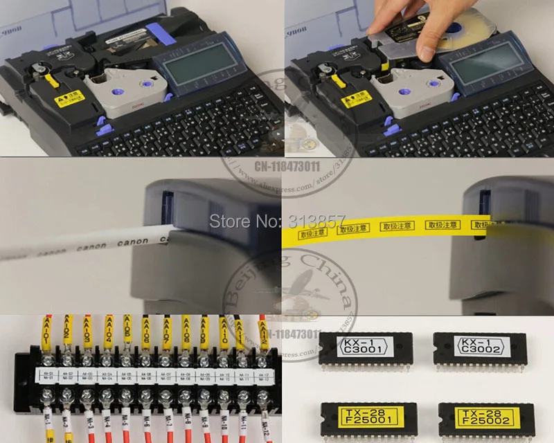 5 шт. кассета с красящей лентой 3604B001 MK-RS100B(совместимый) 112E/200E для Электронная наборная машина mk1500, mk1100, mk2100, M-1PRO