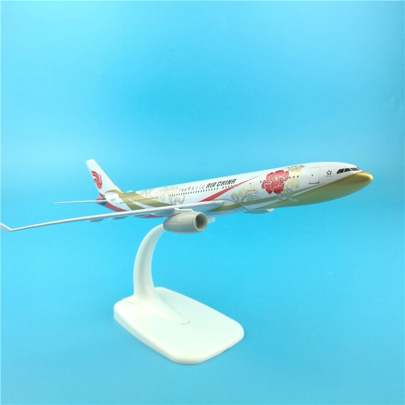 20 см китайские авиалинии A330 Zijin модель самолета имитация воздуха Китай A330 Airbus самолет статическая твердая модель металлического самолета украшения