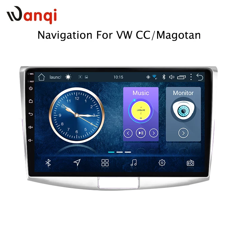 Top 10.1 inch Android 8.1 car gps navigation for Volkswagen magotan CC passat 7 B7 2012-2018 multimedia radio system 2
