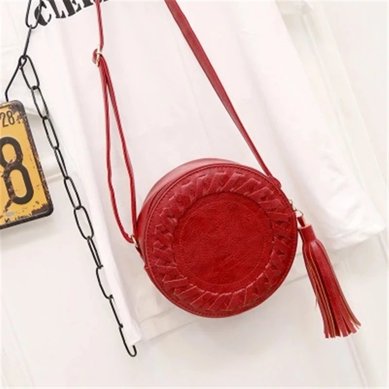 Перилла 2019 круглые сумки для женщин летние пляжные CrossBody сумка круг ручной тканые