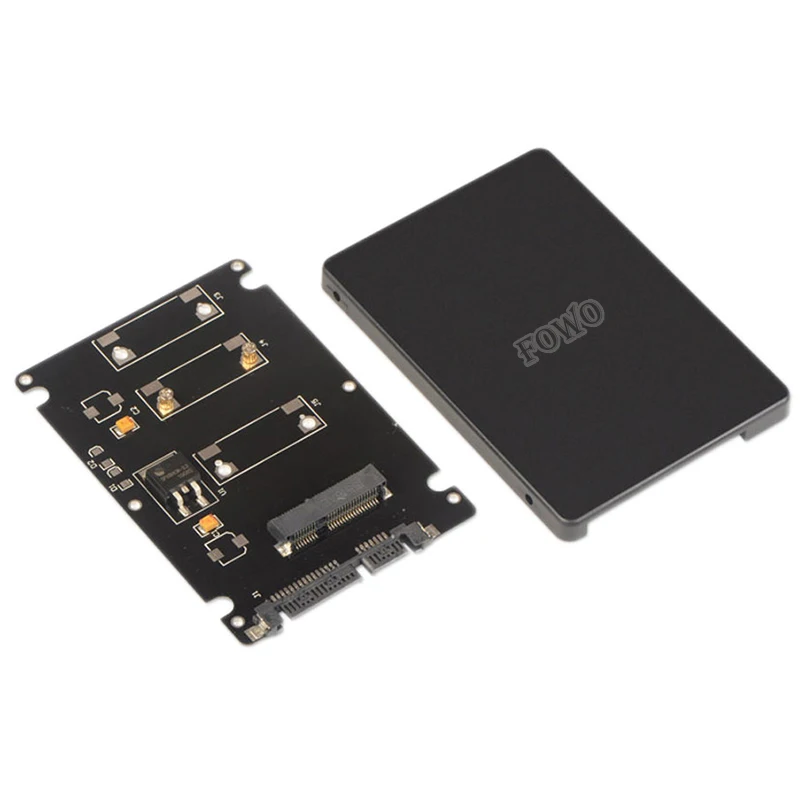 Мини pcie mSATA SSD до 2 5 дюймов SATA3 адаптер карта с чехол высокого качества SATA