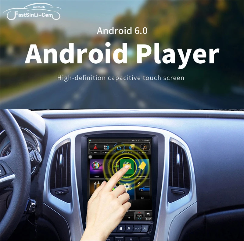 Cheap 64GB Car Android8.1  Multimedia player for Opel Astra J Vauxhall Astra Buick Verano GPS Vertical screen 6