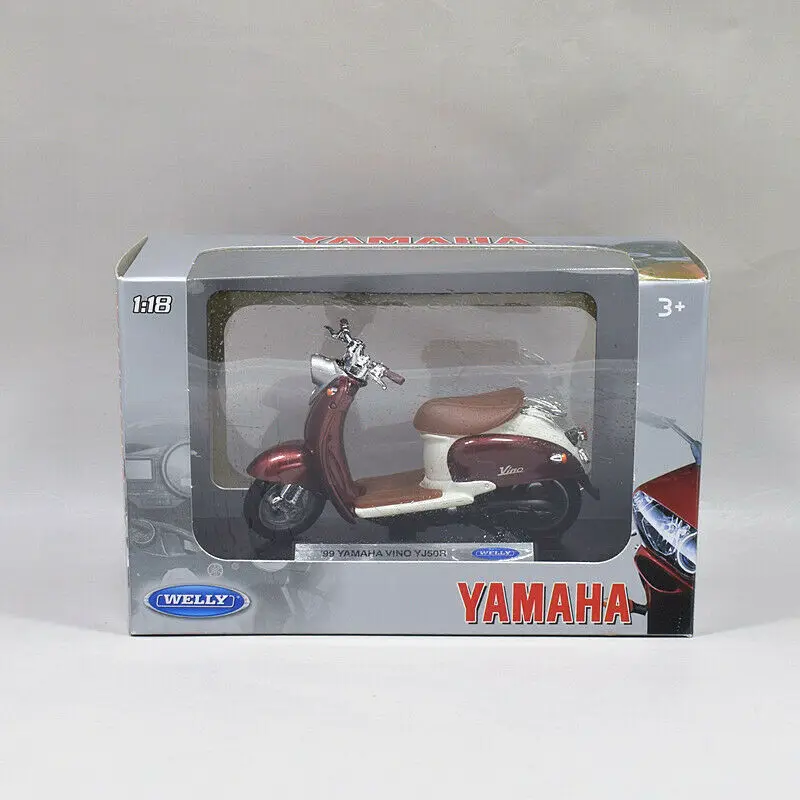 Модель мотоцикла Welly 1:18 Yamaha Vino YJ50R модель велосипеда игрушка новинка в коробке| |