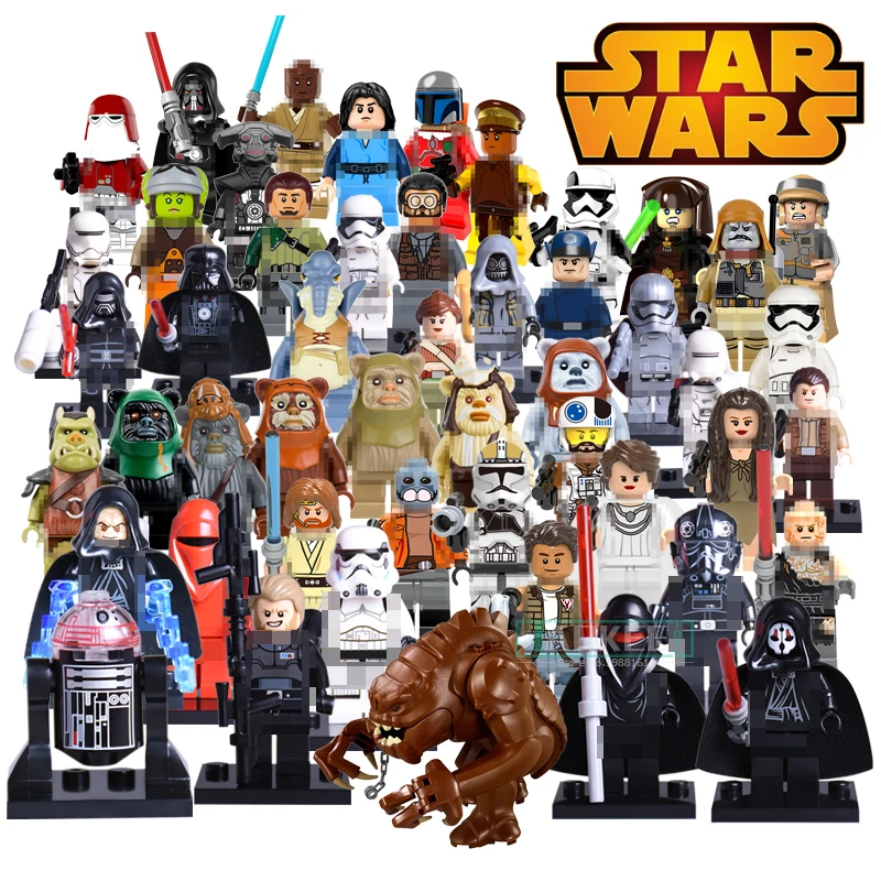 Building Block PG8095 Star Wars Red Snow Soldiers Santa Jango Fett Darth Vader Captain Phasma Kylo