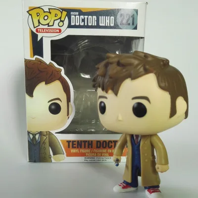 FUNKO POP 10 см Doctor Who Eleventh Doctor Mr Clever 356& Tenth Doctor 221# виниловые Коллекционные Фигурки Модель игрушки