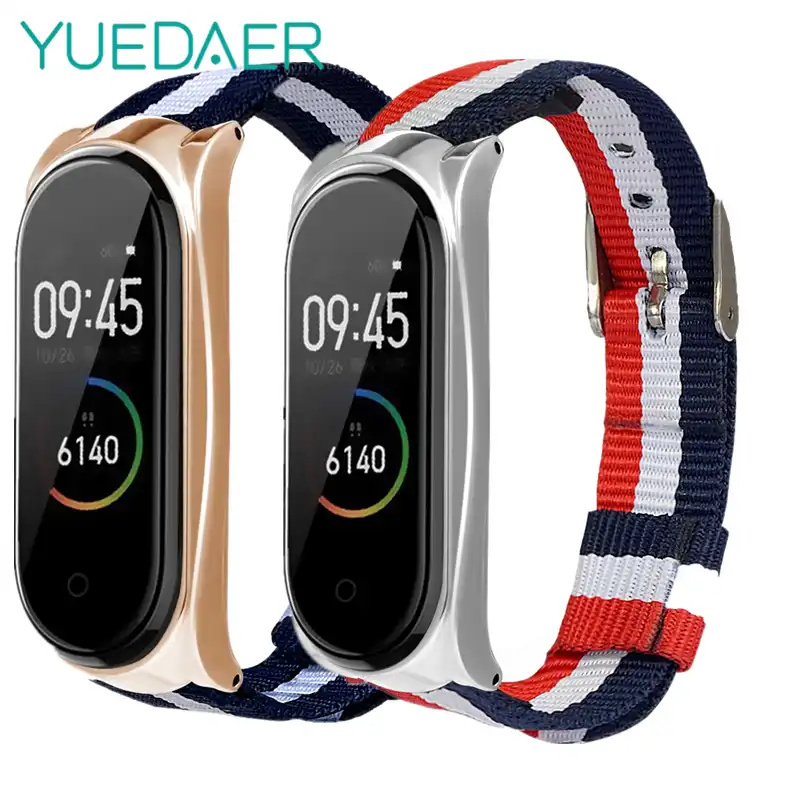 Yuedaer Correa De Nailon De Lona Para Xiaomi Mi Band 4 Accesorios De Pulsera Correas De Tela Para Xiaomi Mi Band 3 Accesorios Inteligentes Aliexpress