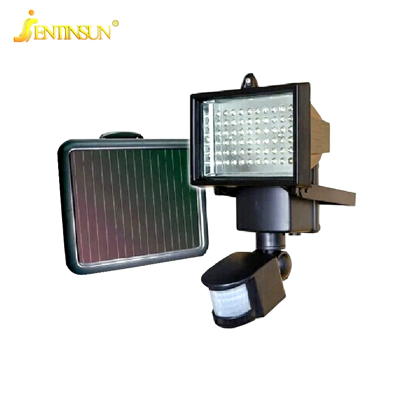 

60 LEDs Solar Panel Power Light Sensing Lamp LED Outdoor Waterproof Floodlight Garden Decoration Street Lighting Adjustable Lamp