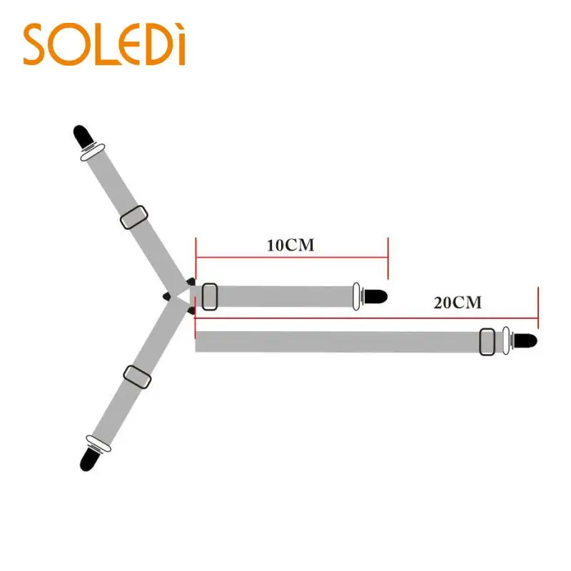 Закрепительный зажим эластичная лента металлический зажим зажимы для простыней зажим матрас одеяла держатель Нескользящие зажимы для ремня