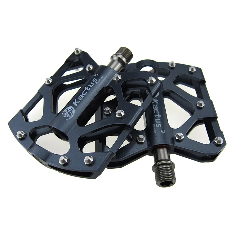 KACTUS Ultralight Bicycle Chrome Molybdenum Steel / Titanium Axle Pedal CNC Road Bike Pedals MTB Sealed 6 Bearings Pedal BMX KACTUS Ultralight Bicycle Chrome Molybdenum Steel / Titanium Axle Pedal CNC Road Bike Pedals MTB Sealed 6 Bearings Pedal BMX
