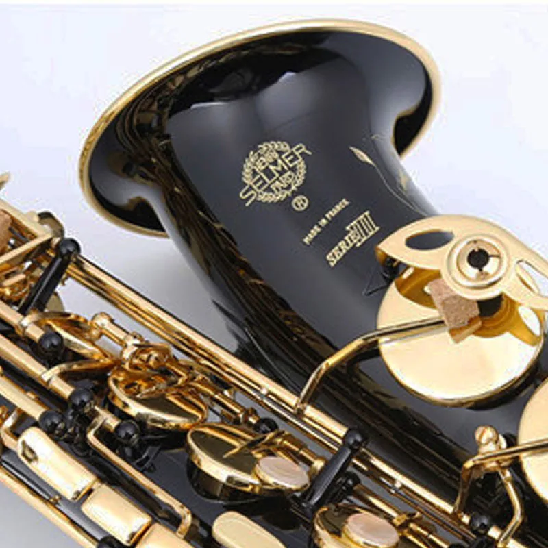 

Factory Outlet Saxophone Alto 803 Musical Instruments Professional Alto Sax Black Lacquer Mouthpiece Patches Pads Reed Bend Neck