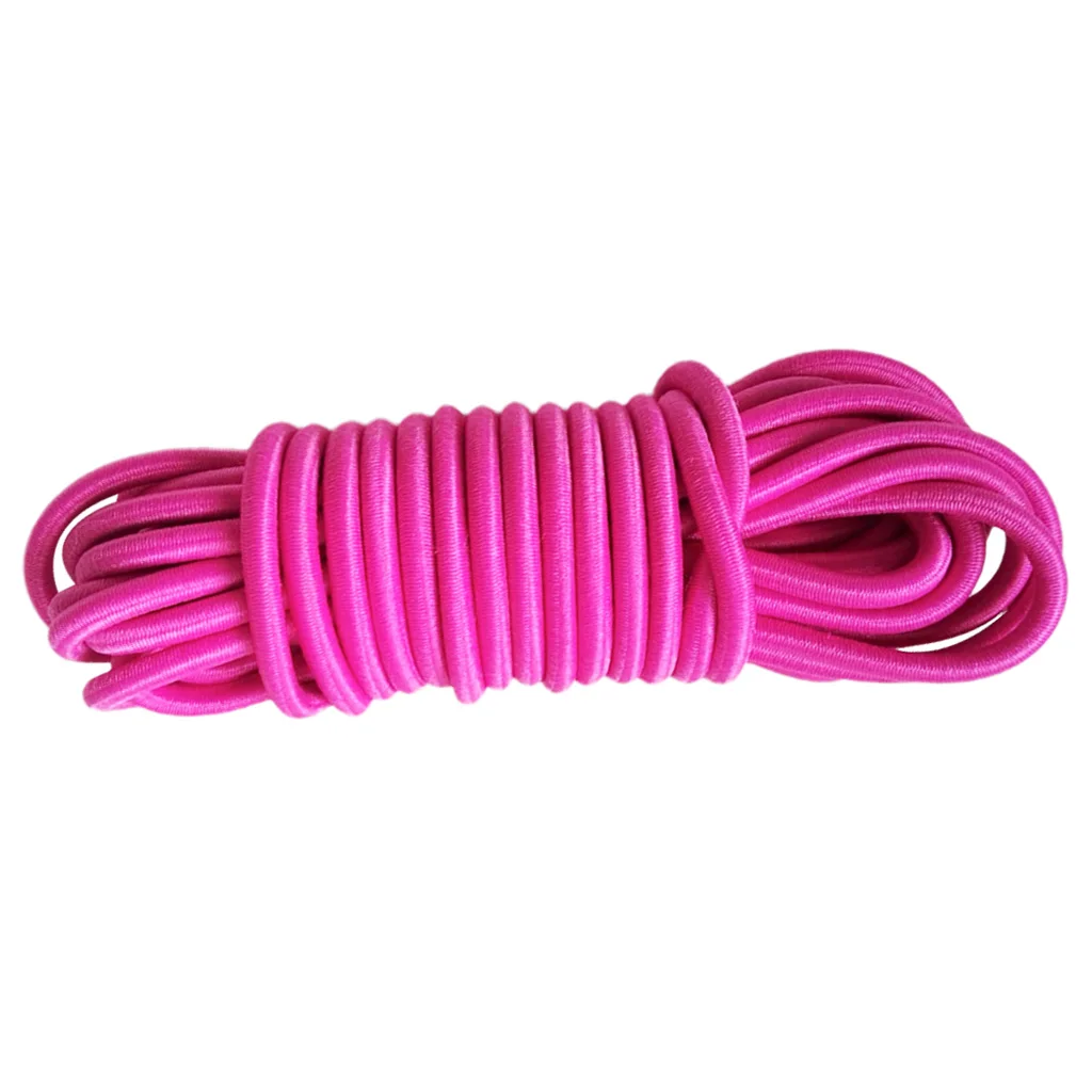 Multicolor 4mm Bungee Cord Marine Grade Heavy Duty Shock Rope Tie Down Stretch 10 M Marine Boat Kayak Rope for Water Sports