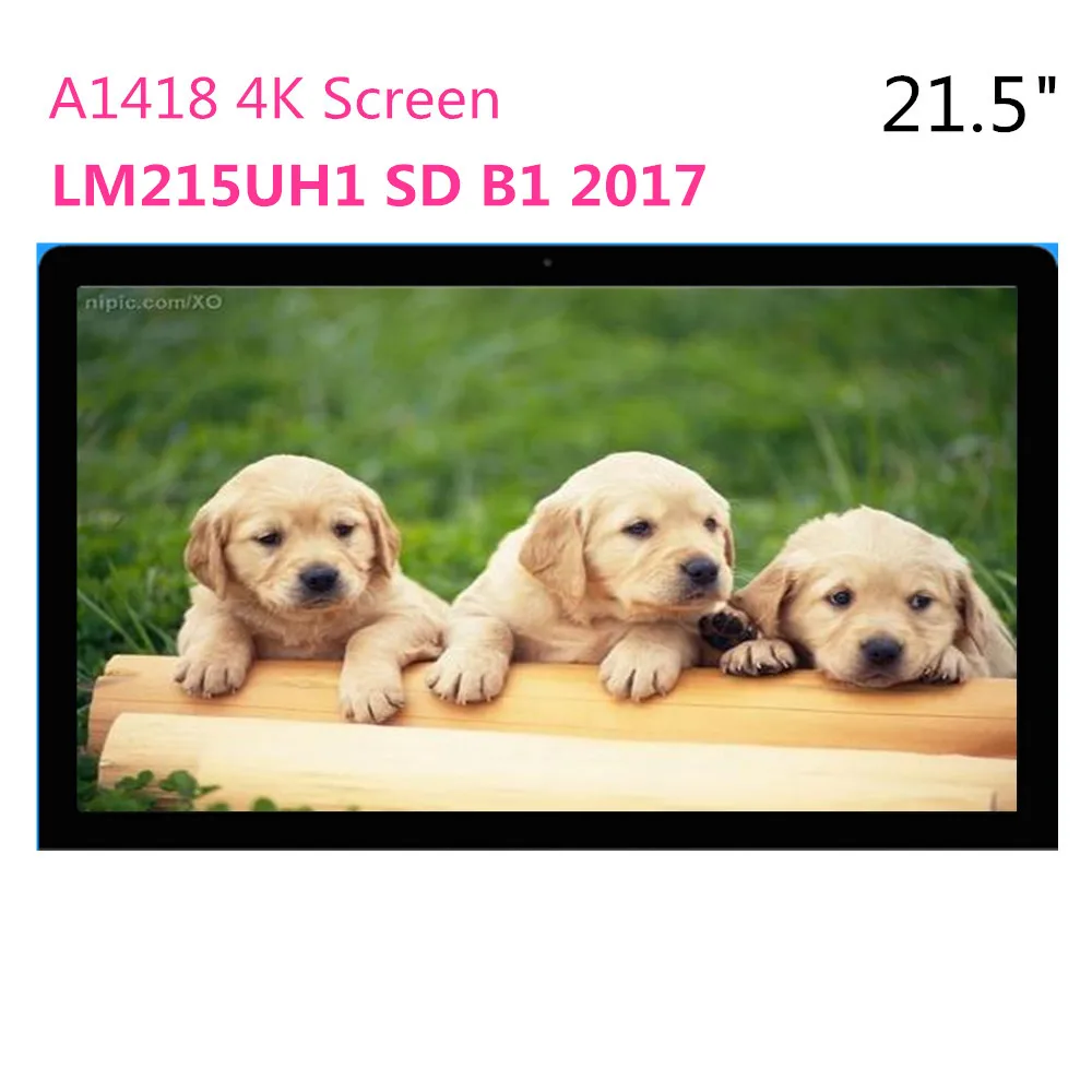 

New LM215UH1 SD B1 SDB1 For iMac A1418 21.5'' 4K LCD Screen + Glass Retina 21.5" 2017 EMC:3069