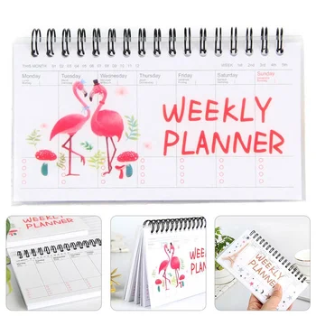 

Cute Cartoon Weekly Planner Coil Notebook Schedule Agenda For Kids Gift Kawaii Stationery 50 Sheets 100Pages