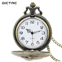 Поезд медные карманные часы Fob карманные часы Винтажные Ювелирные изделия ретро подарки кварцевые