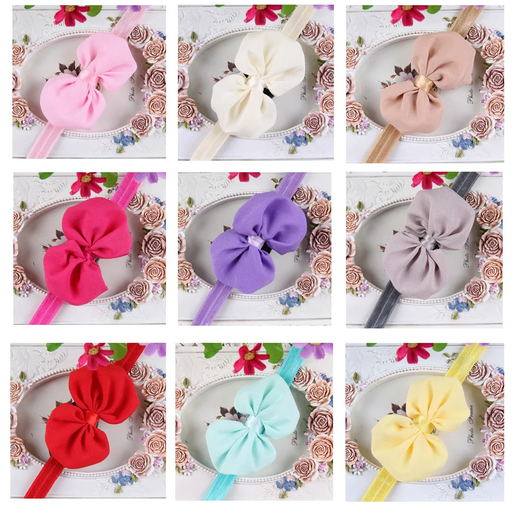 

New Fashion Baby Beauty Baby Girls Infant Toddler Bow Headband Hair Band Accessories