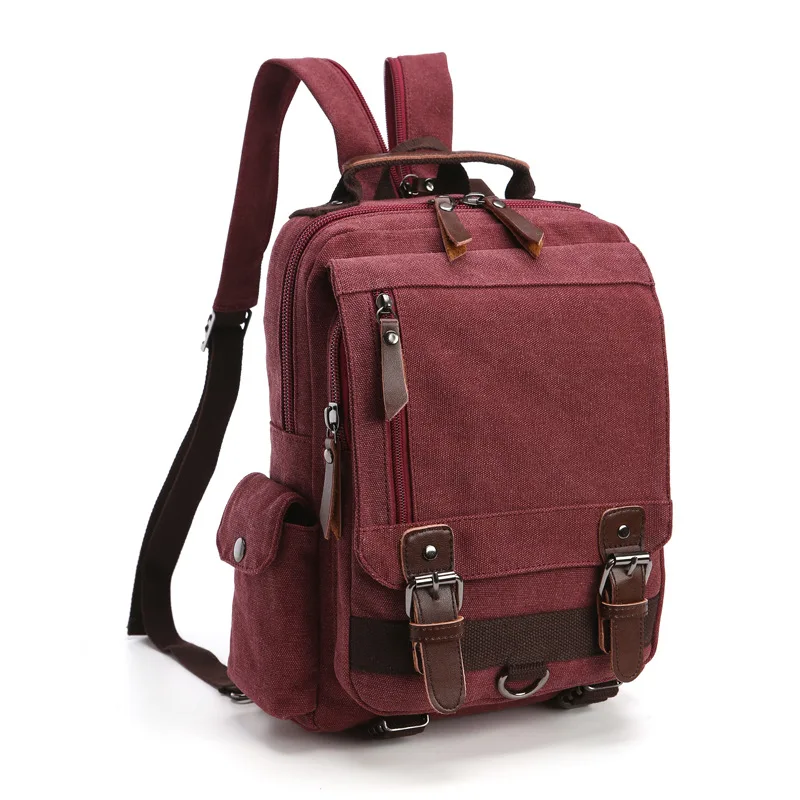 Мужской женский рюкзак, модная сумка, Брезентовая школьная сумка для девочки-подростка, дорожная женская сумка через плечо, Mochila, повседневный рюкзак, женский рюкзак - Цвет: red