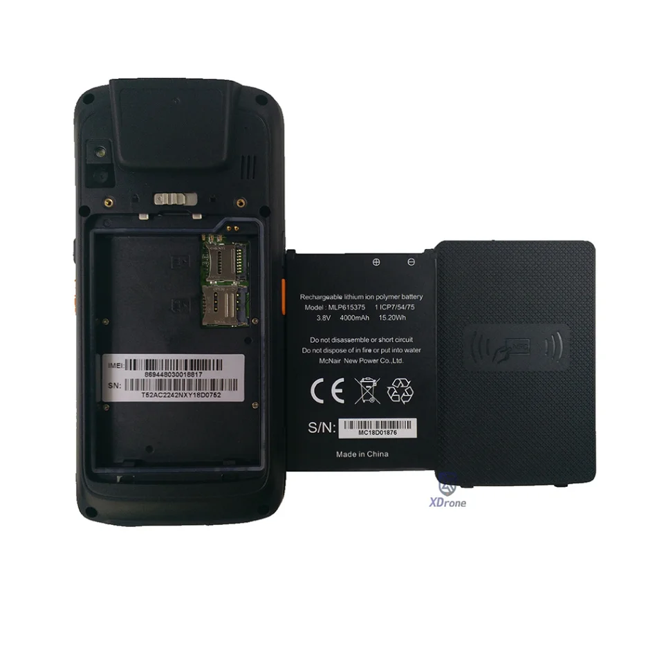 Портативный считыватель штрих кодов K52 портативный NFC сканер с поддержкой Android