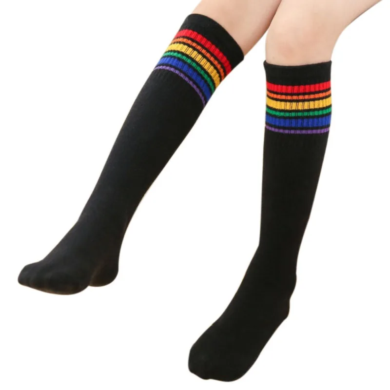 

Kids Socks For Girl Boy Striped Baby Sock Cotton Children Football Socks Newly cheap sale