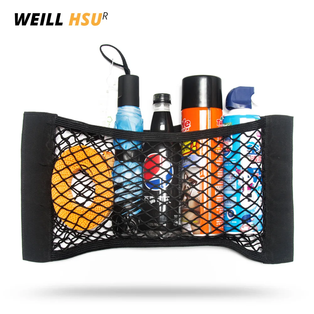 

1 Piece 50x25cm Car Trunk Storage Net Bag for Ford Focus MK2 MK3 MK4 Kuga Fiesta Mondeo Ecosport For Chevrolet Cruze Malibu Aveo