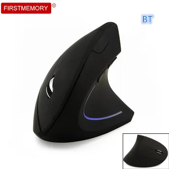 

Wireless Bluetooth Vertical Mouse 5D Ergonomic 800/1200/1600DPI Colorful Backlight Mice Wrist Rest Mouse Pad Kit for PC Laptop