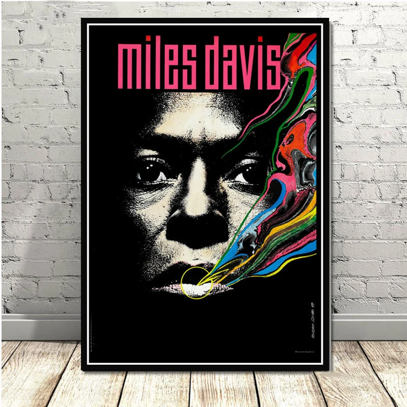 

Miles Davis Blue Jazz Music Album Pop Star Poster Prints Wall Art Oil Painting Canvas Wall Pictures For Living Room Home Decor