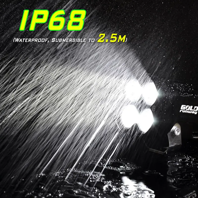 

10pcs 40W U3 LED Motorcycle 4200LM Universal Motorcycle Lamp Headlight High quality LED Driving Fog Spot Head Light