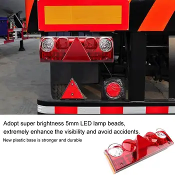 

Signal Lamp Trailer Truck LED Rear Tail Light Turn Signal Indicator Warning Brake Lamp for Renault car accessories
