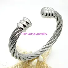 Fashion wire bracelets bangles Jewelry Stainless steel Women Silver Silver Gold Bangles jewelry