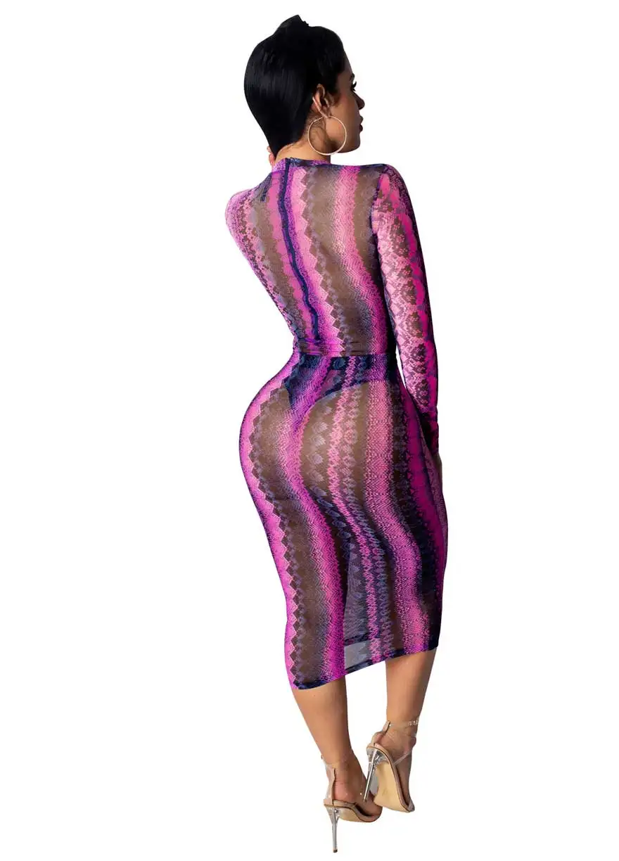 Snake-Printed-Sheer-Mesh-Midi-Dress (2)