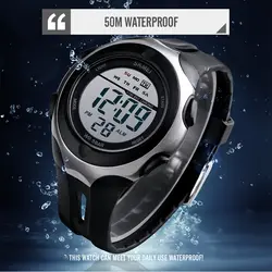 2019 SKMEI модные мужские часы спортивные цифровые наручные часы Weekdisplay будильник 50 м водостойкий человек часы Erkek коль Saati