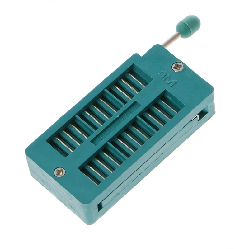 16 20 24 28 40 P Pin 2,54 мм Зеленый DIP Тест Универсальный ZIF IC Разъем сварочного типа - Цвет: 24