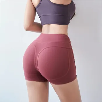 Women Sports Shorts High Waist Yoga Shorts Yoga Leggings Sexy Gym Short Workout Fitness Leggings Running Shorts 5