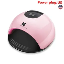 80 Вт УФ-лампа для ногтей гель-отверждения лампа для ногтей сушилка для гель-лака машина для ногтей УФ светодиодный адаптер DC Подключение Оборудование для ногтей