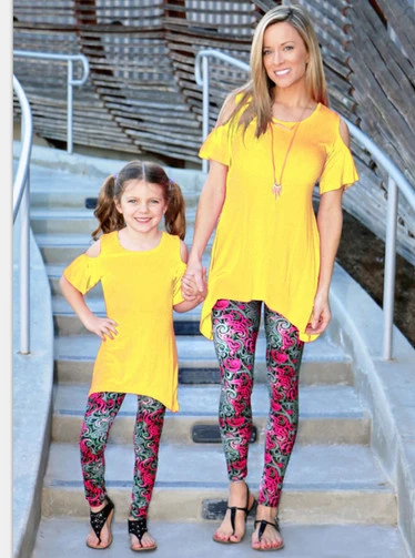 mum and baby matching leggings